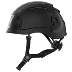JSP EVO ALTA Baseworker Safety Helmet - Wheel Ratchet - Vented - ID Card Holder - Black - thumbnail 3