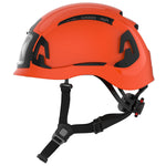 JSP EVO ALTA Baseworker Safety Helmet - Wheel Ratchet - Vented - ID Card Holder - Orange - thumbnail 3