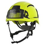 JSP EVO ALTA Baseworker Safety Helmet - Wheel Ratchet - Vented - ID Card Holder - Yellow - thumbnail 1