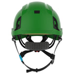 JSP EVO ALTA Skyworker Safety Helmet - Wheel Ratchet - Vented - Green
