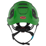 JSP EVO ALTA Skyworker Safety Helmet - Wheel Ratchet - Vented - Green - thumbnail 4