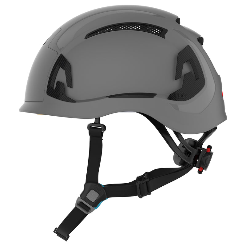 JSP EVO ALTA Skyworker Safety Helmet - Wheel Ratchet - Vented - Grey