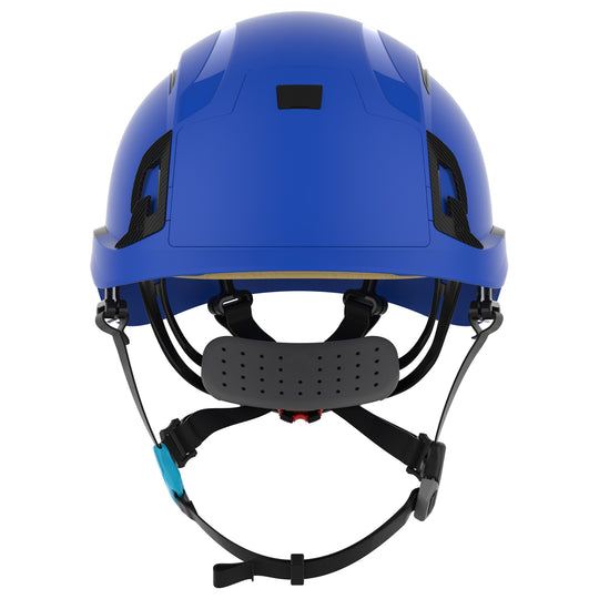 JSP EVO ALTA Skyworker Safety Helmet - Wheel Ratchet - Vented - Blue
