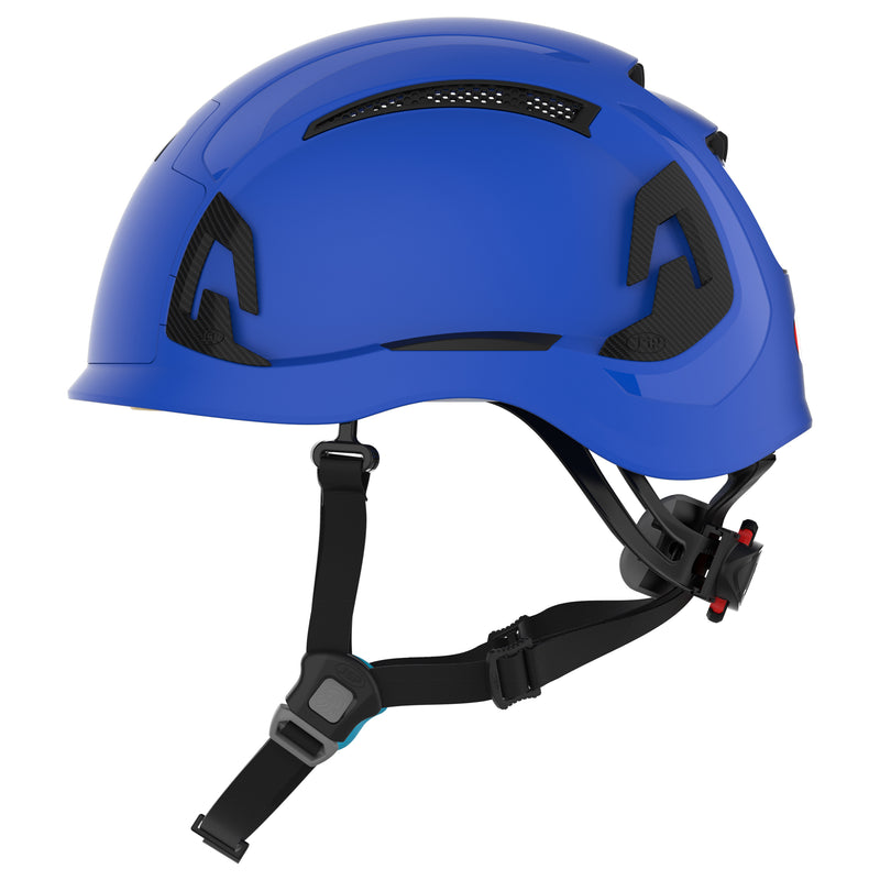 JSP EVO ALTA Skyworker Safety Helmet - Wheel Ratchet - Vented - Blue