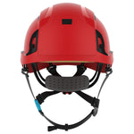 JSP EVO ALTA Skyworker Safety Helmet - Wheel Ratchet - Vented - Red - thumbnail 2