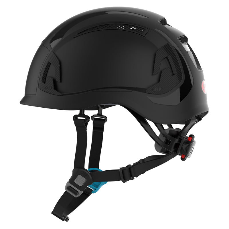 JSP EVO ALTA Skyworker Safety Helmet - Wheel Ratchet - Vented - Black