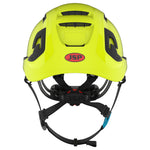 JSP EVO ALTA Skyworker Safety Helmet - Wheel Ratchet - Vented - Extra Visibility Yellow - thumbnail 4