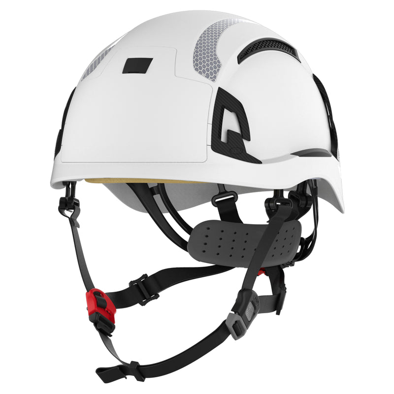 JSP EVO ALTA Dualswitch Safety Helmet - Wheel Ratchet - Vented - White - CR2