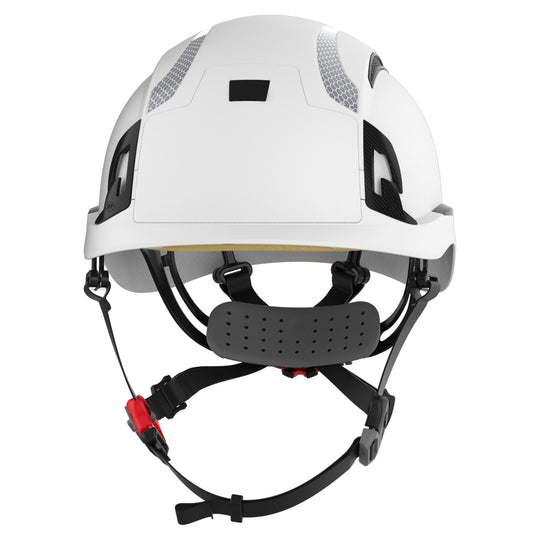 JSP EVO ALTA Dualswitch Safety Helmet - Wheel Ratchet - Vented - White - CR2
