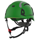 JSP EVO ALTA Dualswitch Safety Helmet - Wheel Ratchet - Vented - Green - CR2 - thumbnail 1