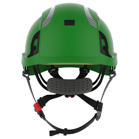 JSP EVO ALTA Dualswitch Safety Helmet - Wheel Ratchet - Vented - Green - CR2