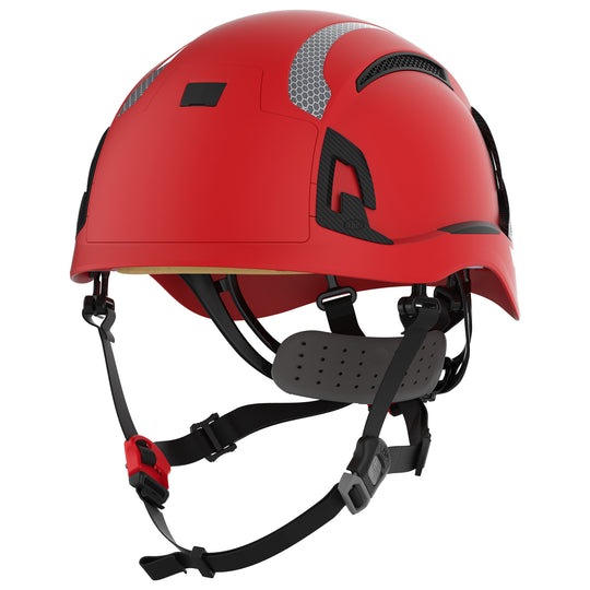 JSP EVO ALTA Dualswitch Safety Helmet - Wheel Ratchet - Vented - Red - CR2