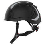JSP EVO ALTA Dualswitch Safety Helmet - Wheel Ratchet - Vented - Black - CR2 - thumbnail 3