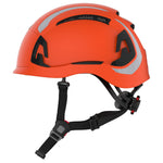 JSP EVO ALTA Dualswitch Safety Helmet - Wheel Ratchet - Vented - Extra Visibility Orange - thumbnail 3