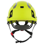 JSP EVO ALTA Dualswitch Safety Helmet - Wheel Ratchet - Vented - Extra Visibility Yellow - thumbnail 2