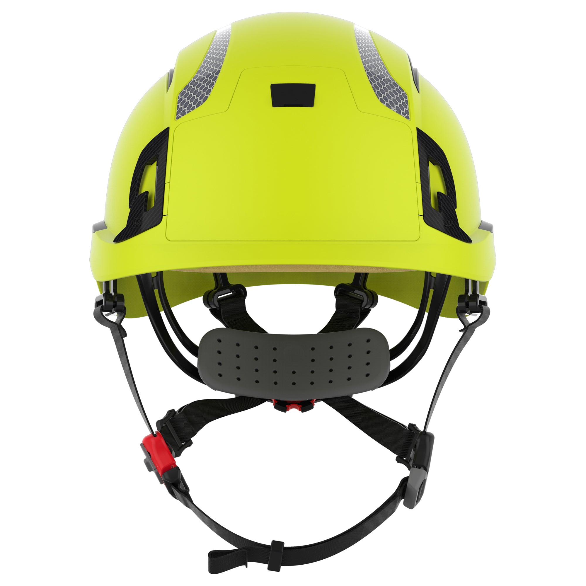 JSP EVO ALTA Dualswitch Safety Helmet - Wheel Ratchet - Vented - Extra Visibility Yellow