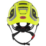 JSP EVO ALTA Dualswitch Safety Helmet - Wheel Ratchet - Vented - Extra Visibility Yellow - thumbnail 4