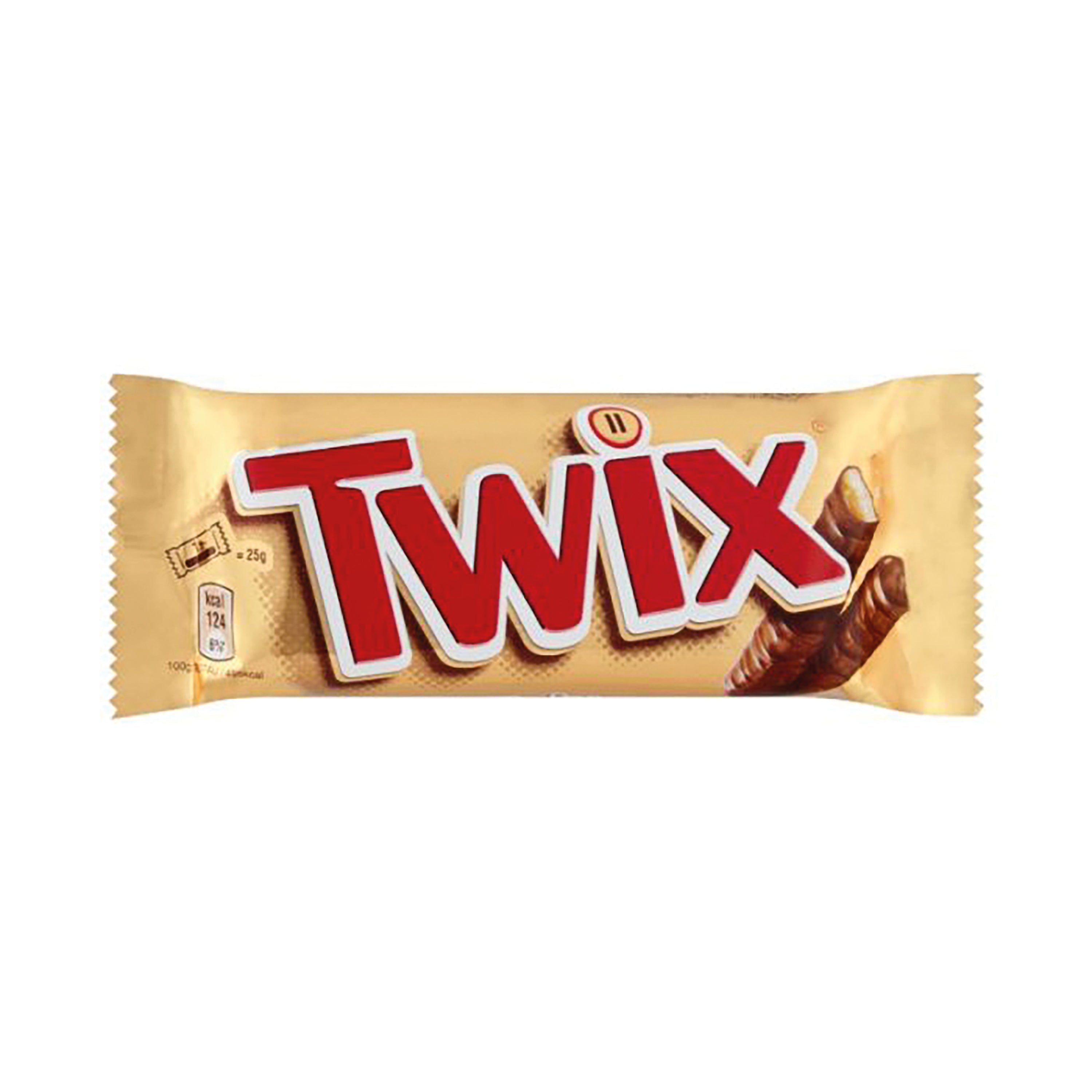 Mars Twix Chocolate Bars 50g – (Pack of 32)