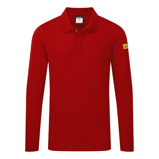 Portwest Anti-Static ESD Polo Shirt L/S