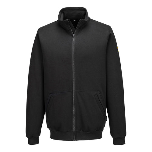 Portwest Anti-Static ESD Zip Sweatshirt - AS25