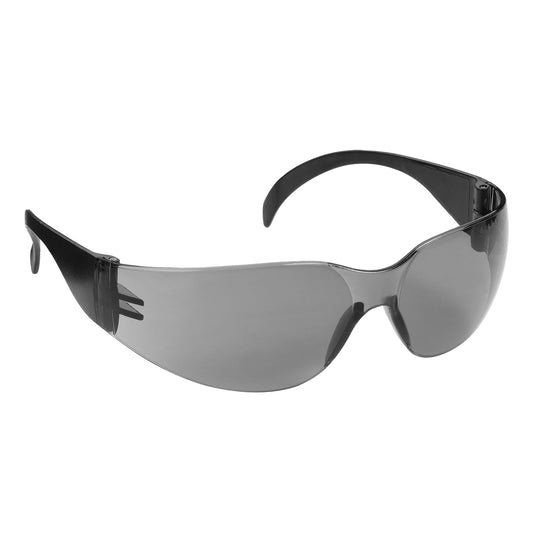 JSP M9400 Wraplite Safety Specs - Smoke Lenses - Black Frames