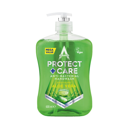 Astonish Anti Bac Handwash 600ml Aloe Vera Green – (Pack of 12)