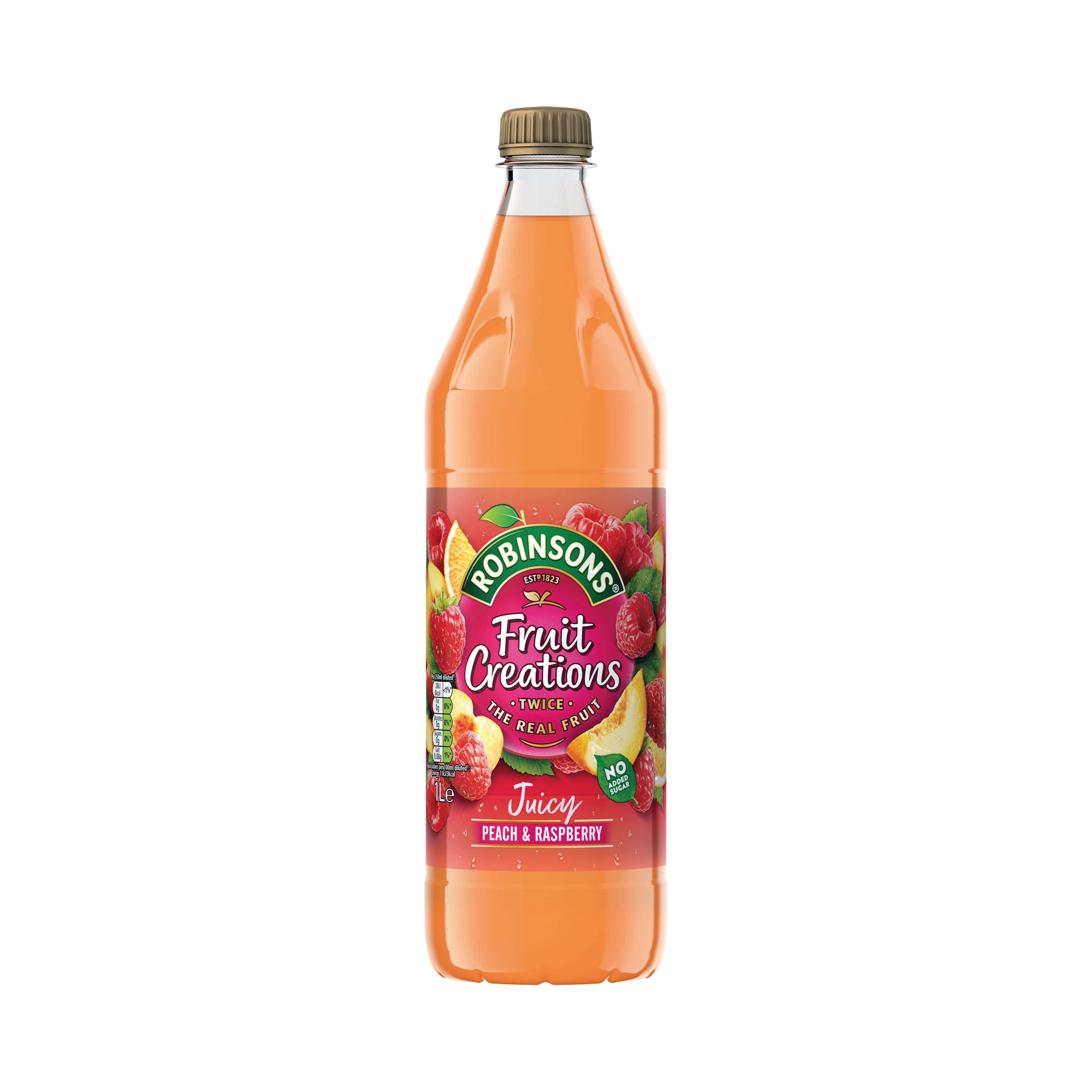 Robinsons Fruit Creations Peach and Raspberry 1L 0402121