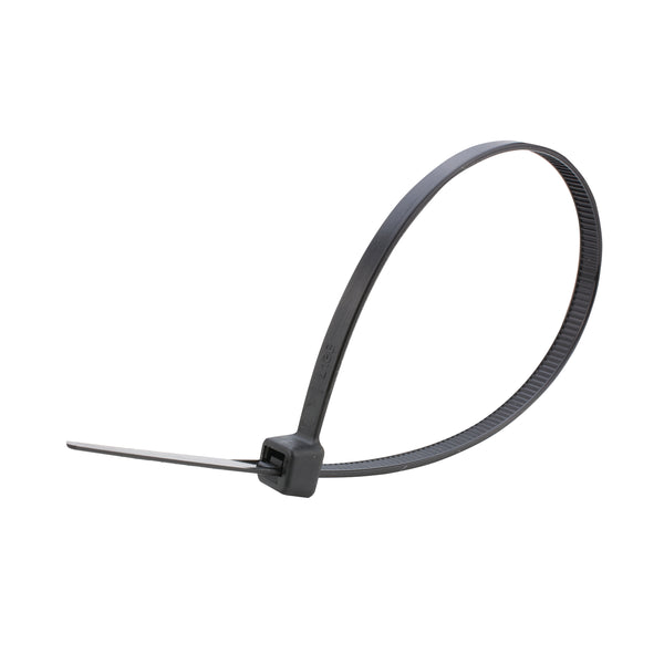 Pack of 100 Avery Dennison cable ties, 200x2.5mm in black.