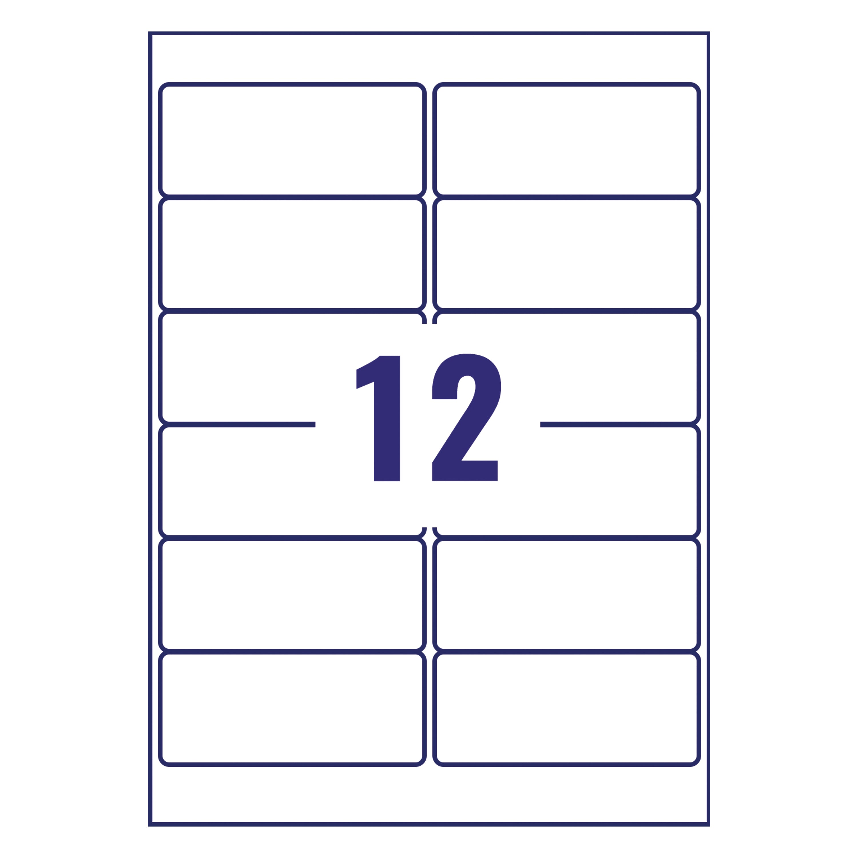 Avery L4776 label shown outdoors, proving its weatherproof quality.