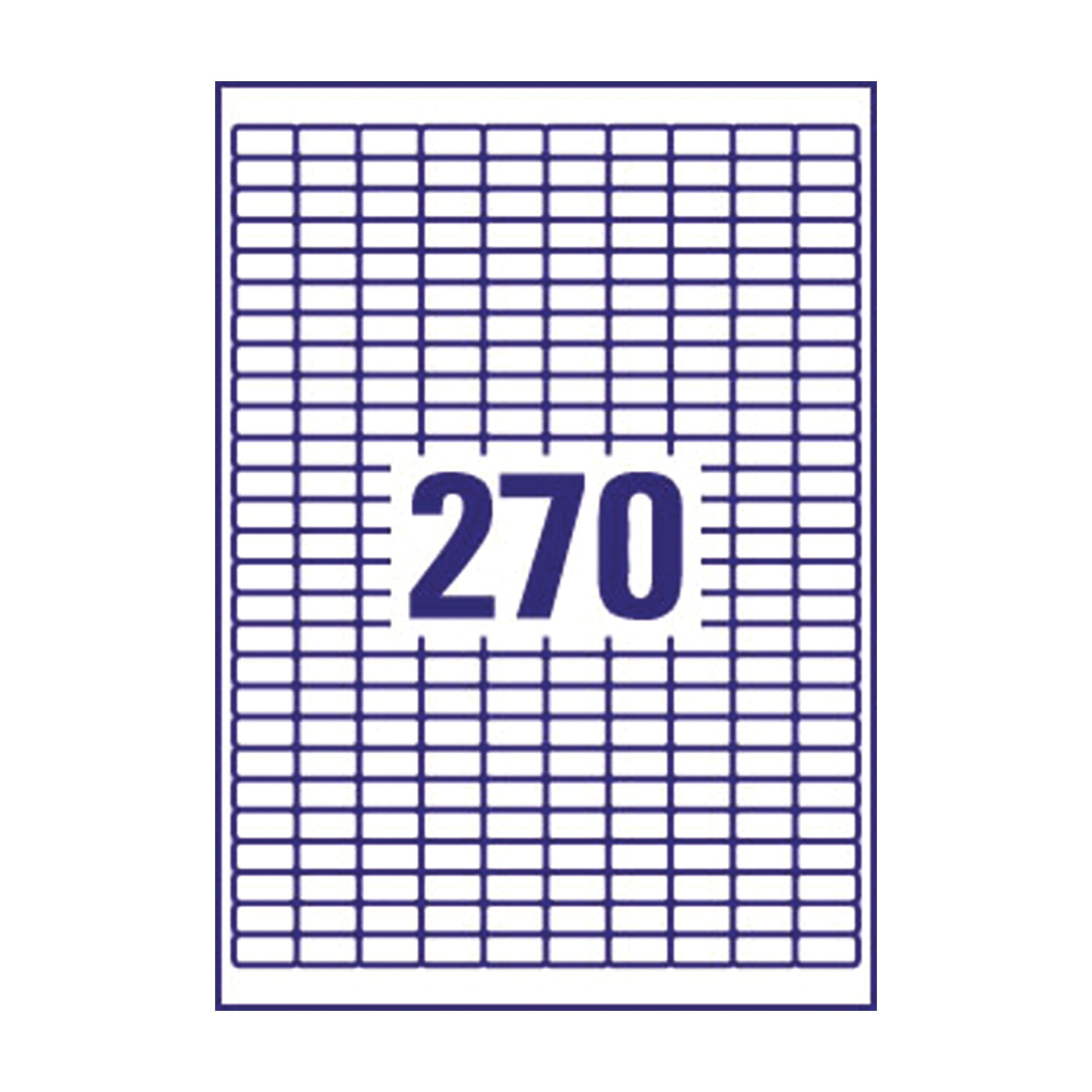Smudge-free results on Avery J8659 inkjet mini labels.