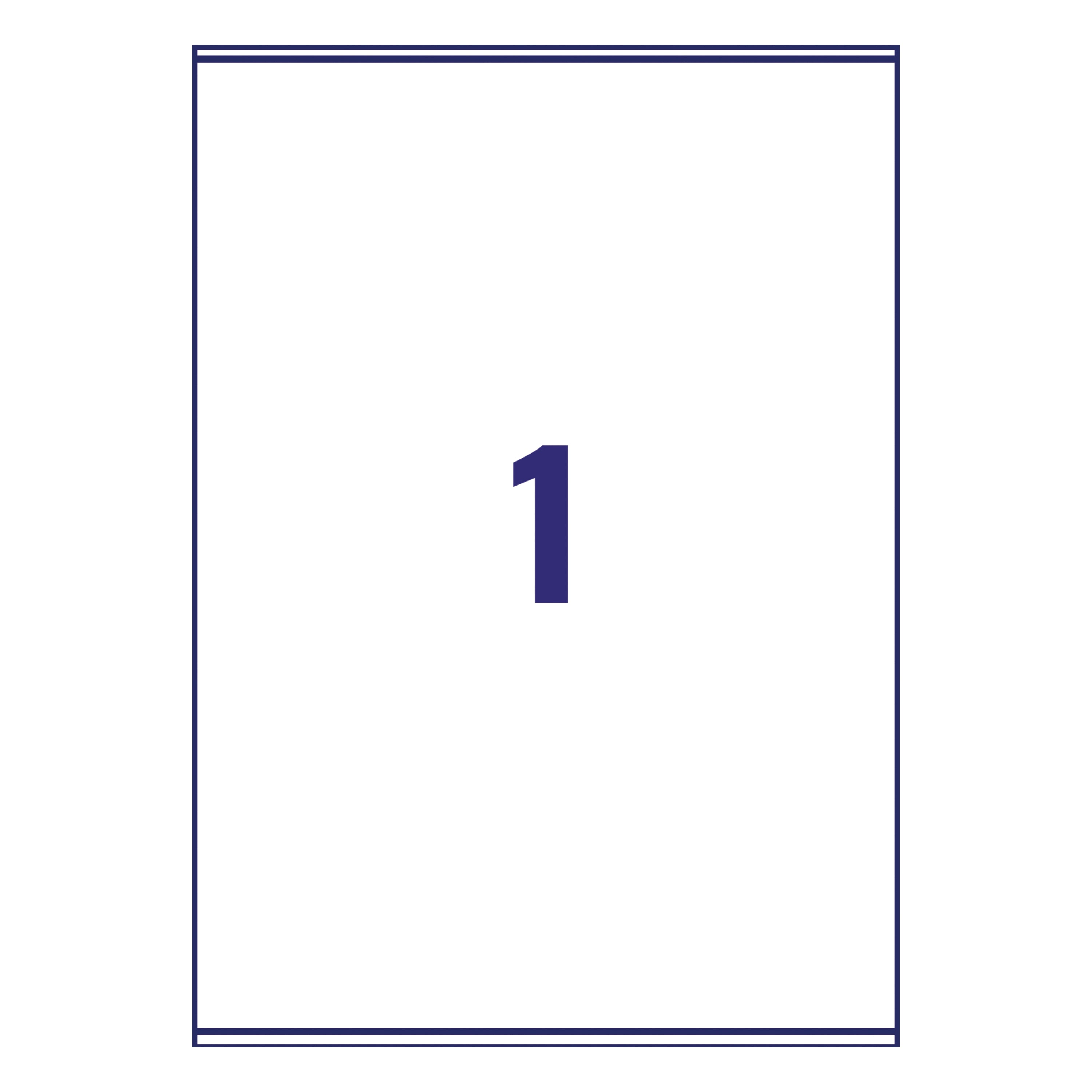 The patterned blue border on the L7167 label sheet prevents misfeeds.