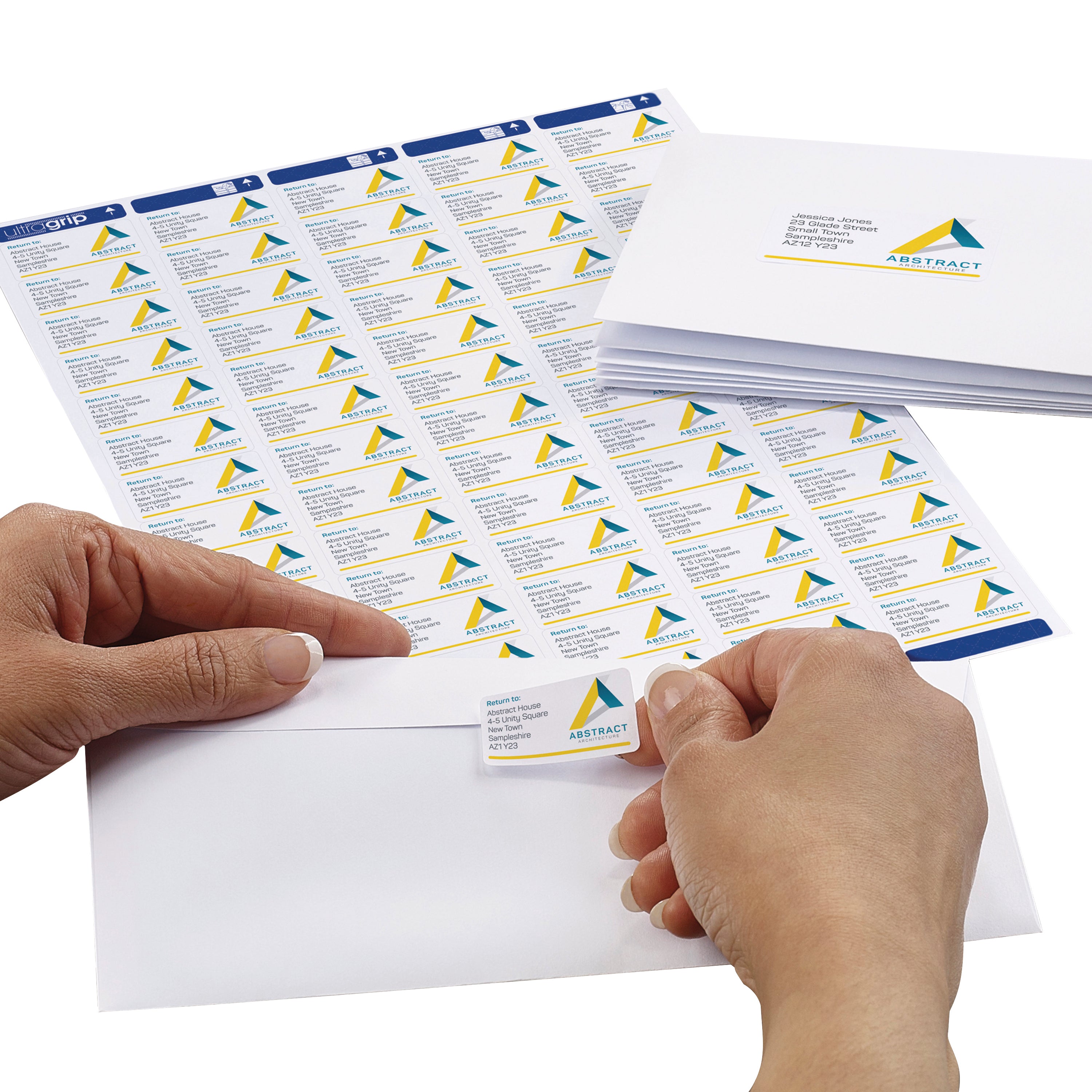 Crisp, clear print results on Avery L7651H mini labels.