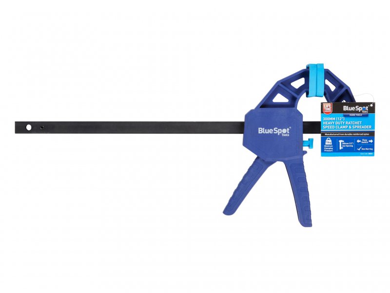 BlueSpot Tools Heavy-Duty Ratchet Speed Clamp & Spreader