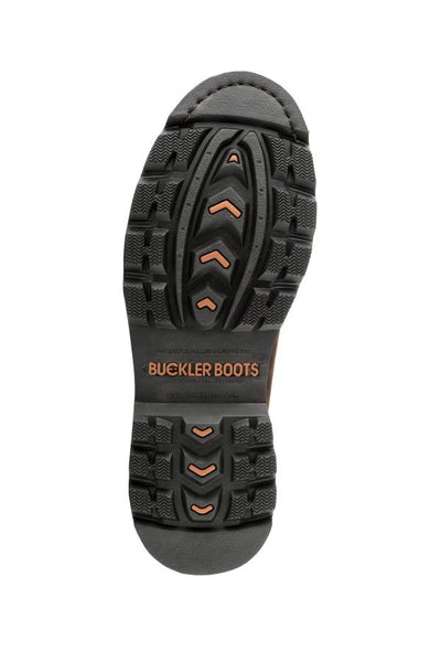 B1400 Buckbootz Chocolate Oil Leather Goodyear Welted Non-Safety Dealer Boot