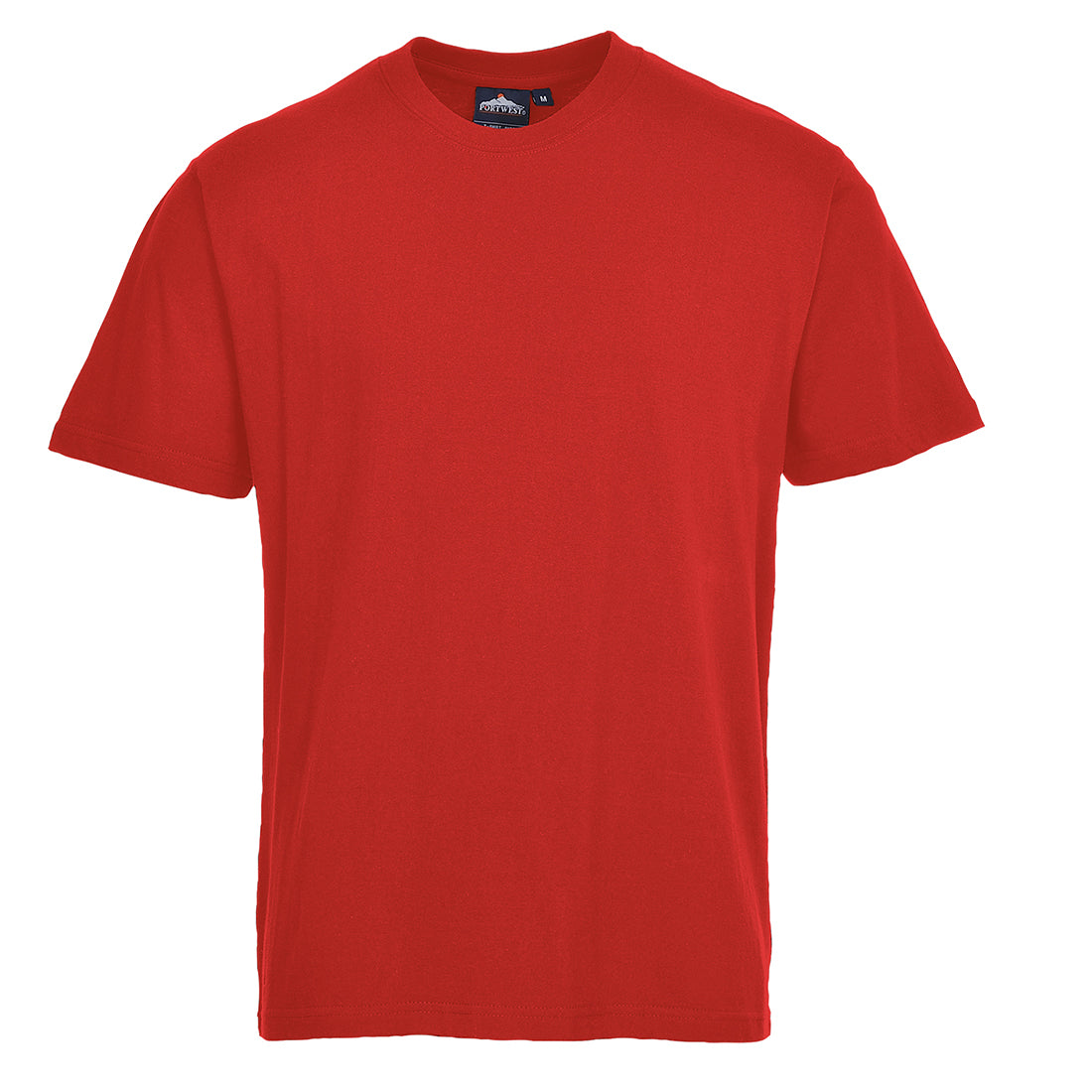 Portwest classic sweatshirt in red front view