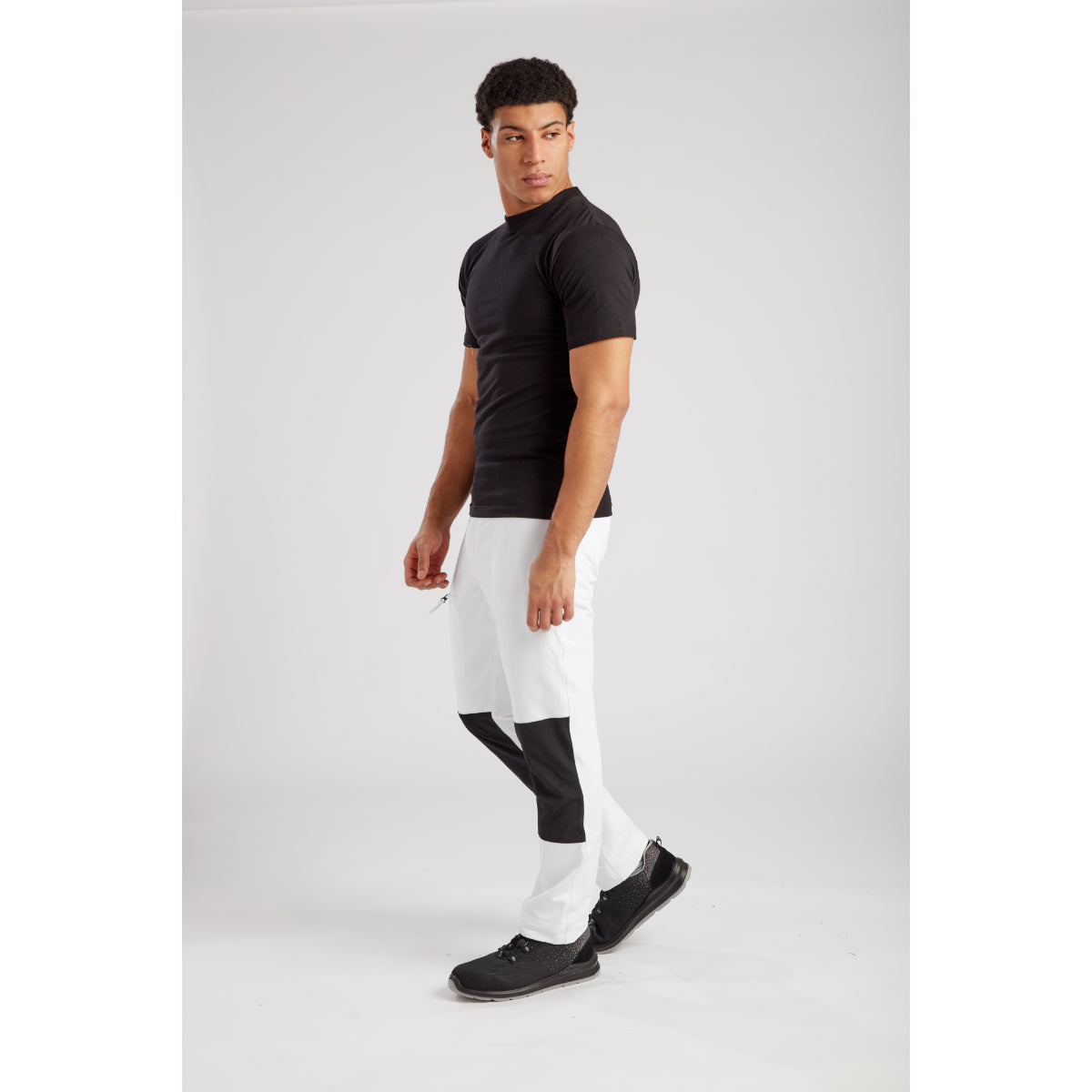 Portwest hoodie side view worn with safety gear