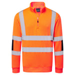 Portwest Hi-Vis Knit  1/2Zip Sweatshirt