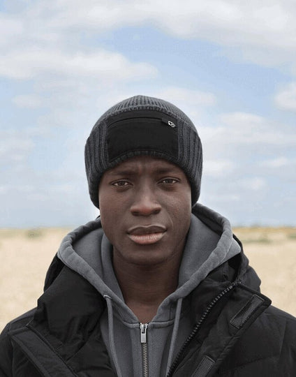 Beechfield Zip Patch Beanie