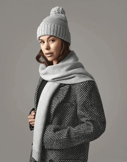 Beechfield Knit Scarf And Beanie Gift Set