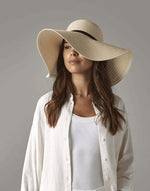 Beechfield Marbella Wide Brimmed Sun Hat - thumbnail 1