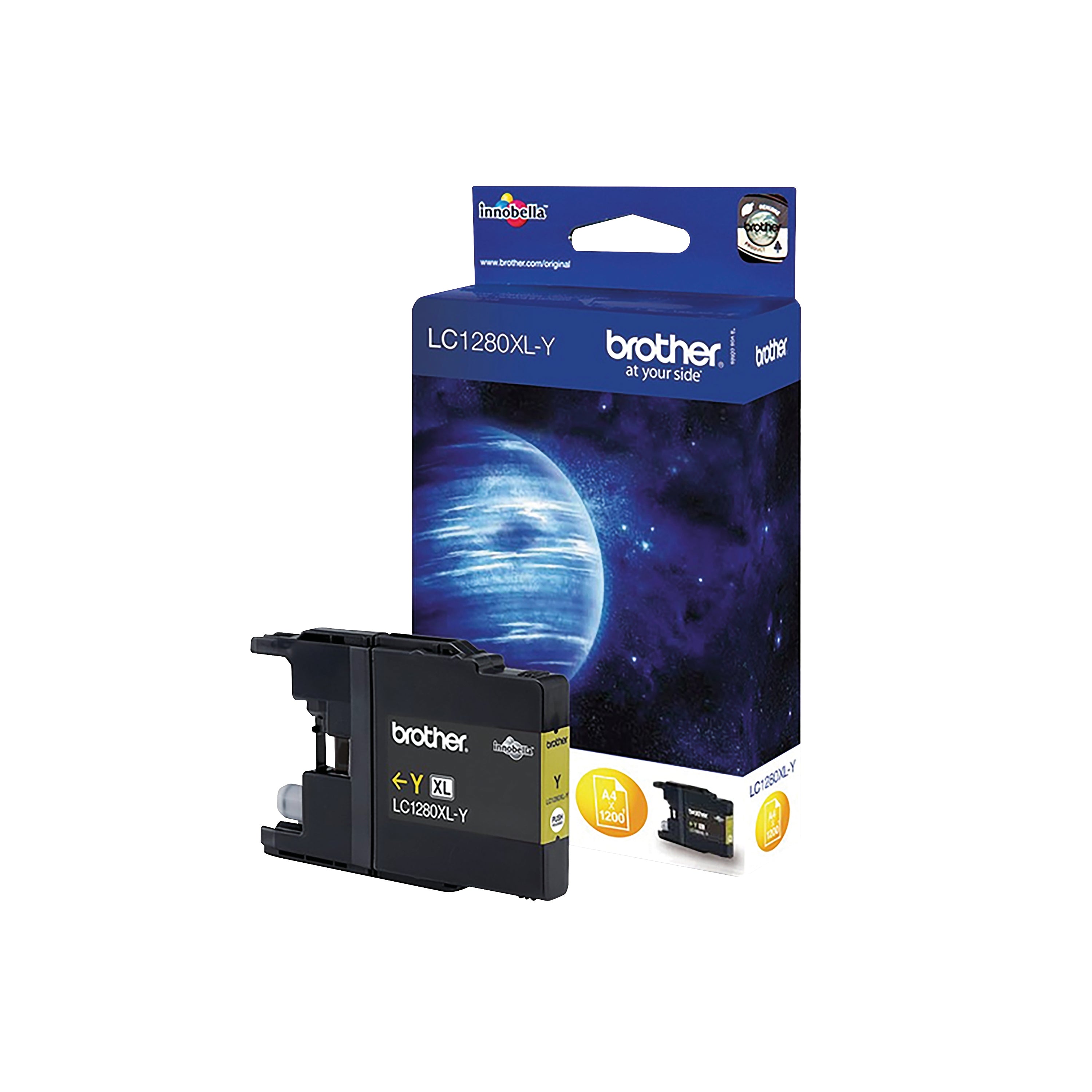 Brother LC1280XLY Inkjet Cartridge High Yield Yellow LC1280XLY