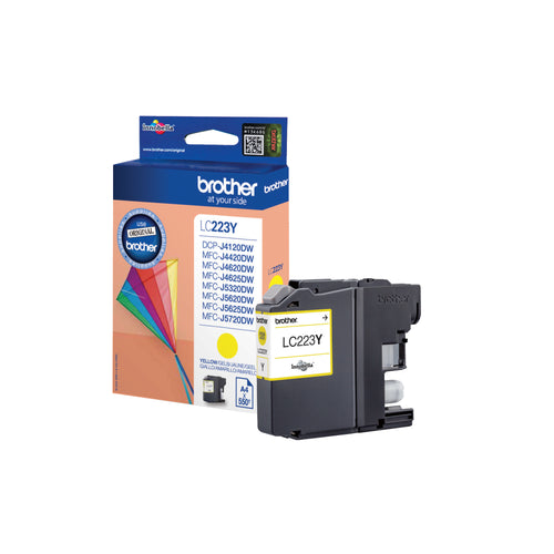 Brother LC223Y Inkjet Cartridge Yellow LC223Y