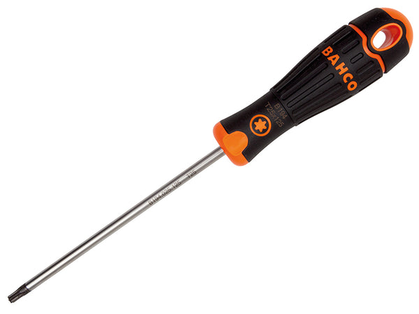 BahcoFit screwdriver with a TX10 Torx tip and a color-coded ergonomic handle.