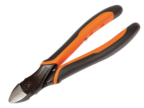 Bahco 125mm Ergo side cutting pliers with a black-oxide, anti-corrosion finish.