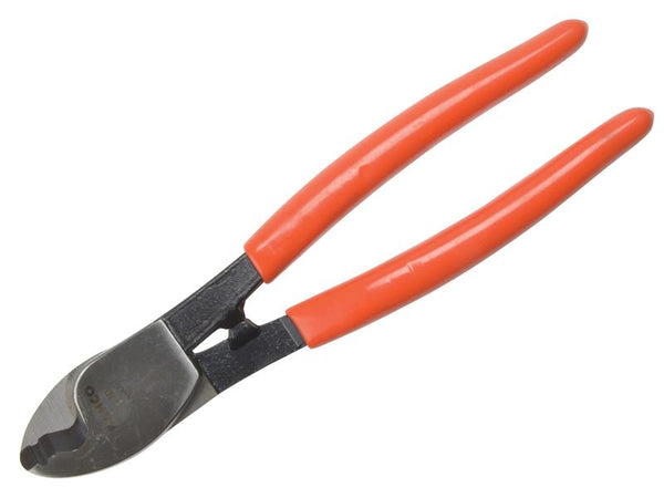 Bahco 200mm heavy-duty cable cutter and stripper with hardened cutting edges.