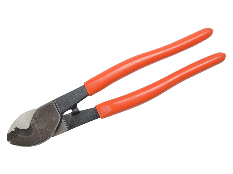 Bahco 240mm heavy-duty cable cutter's sharp cutting jaws.