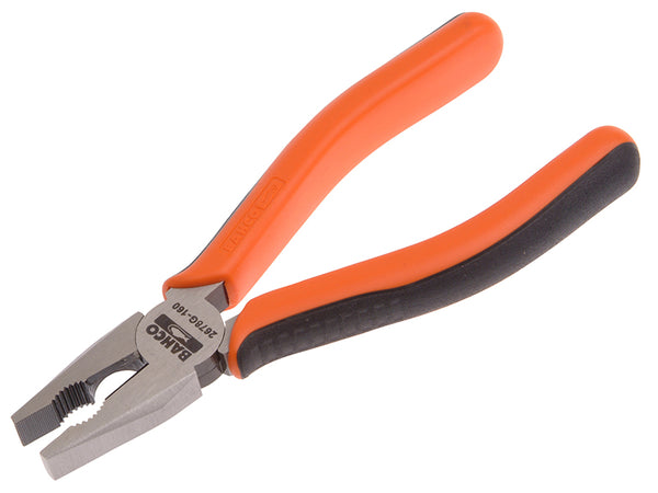The 200mm version of the Bahco combination pliers with a polished chrome finish.
