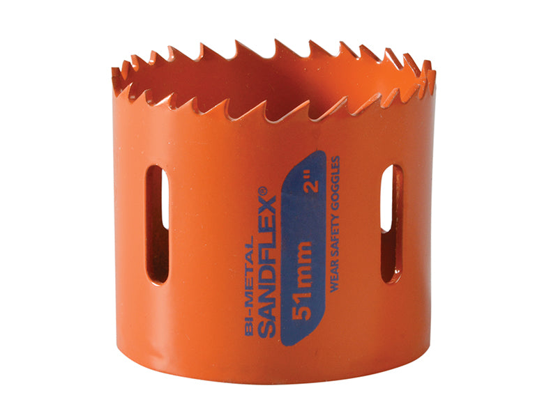 51mm Bahco VP bi-metal holesaw's cutting diameter.