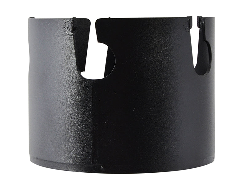 A large 108mm Bahco Superior Multi-Construction Holesaw with aggressive carbide teeth.