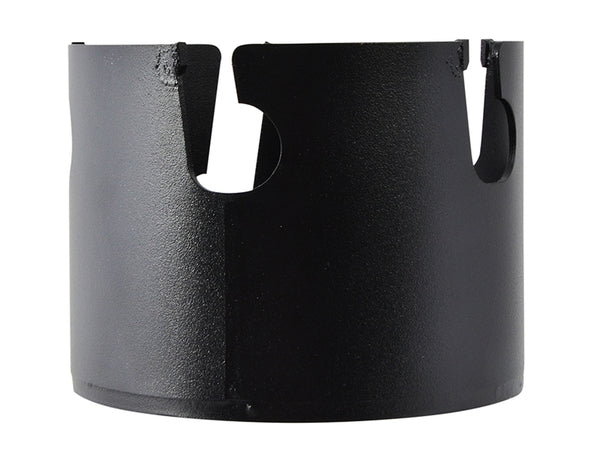A large 108mm Bahco Superior Multi-Construction Holesaw with aggressive carbide teeth.